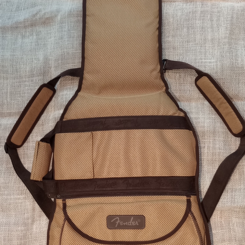 Fender Beige and Dark Brown Guitar Bag